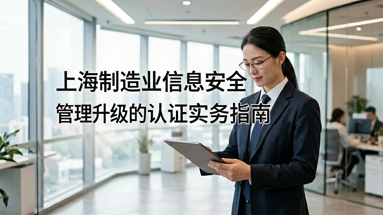 上海制造业信息安全管理升级的认证实务指南