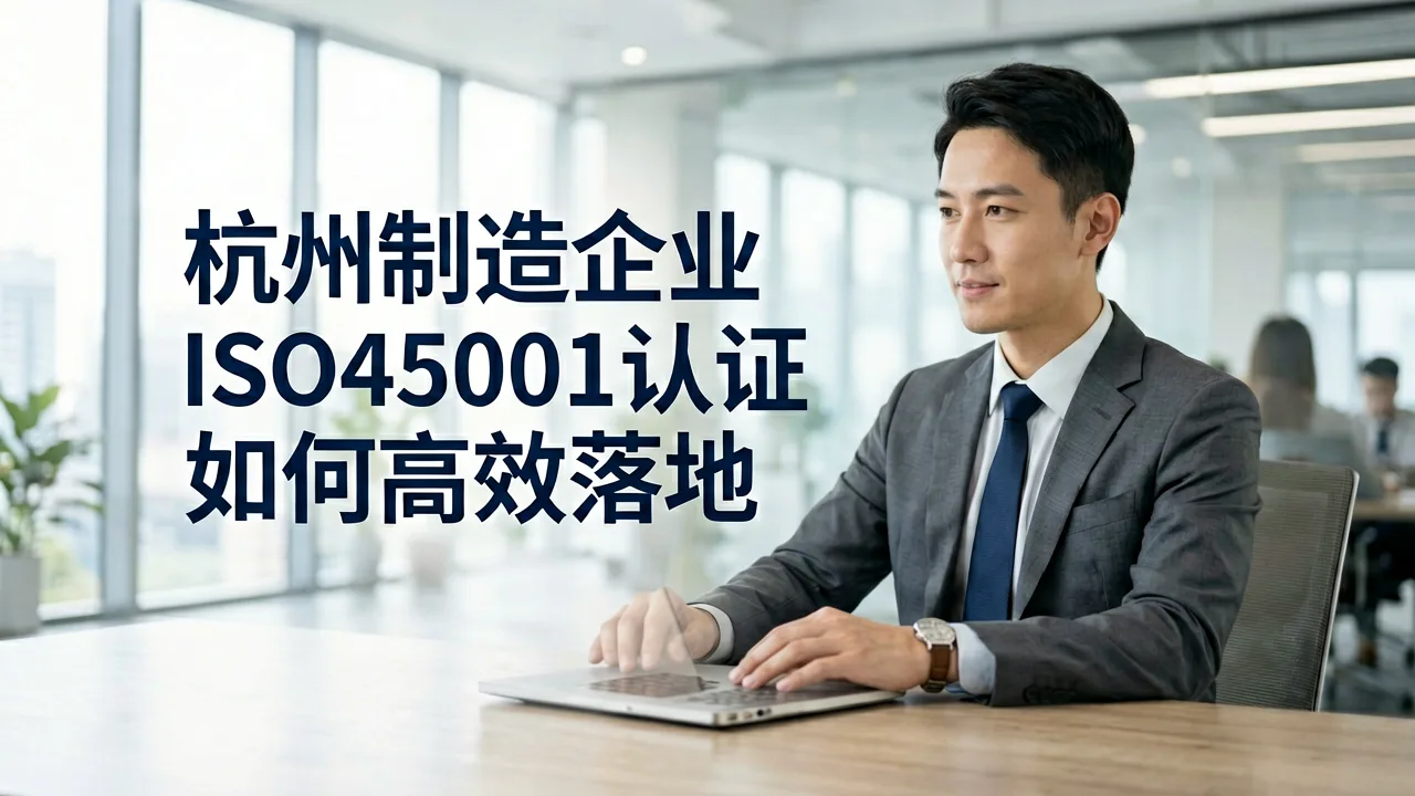 杭州制造企业ISO45001认证如何高效落地